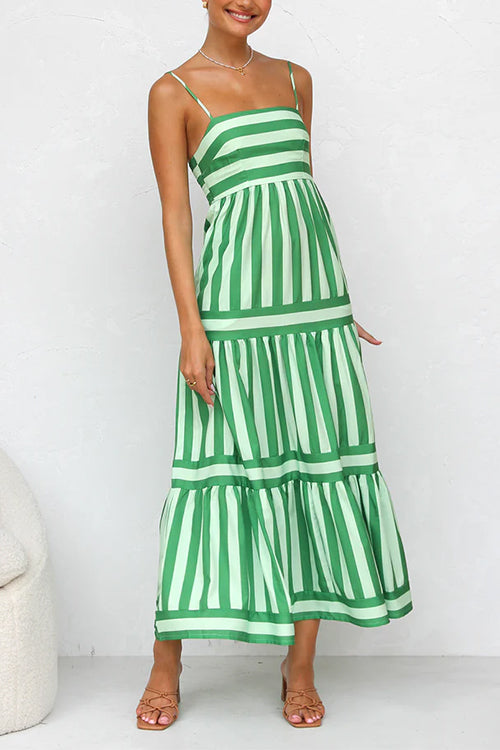 Chic Spaghetti Strap Maxi Dress for Women