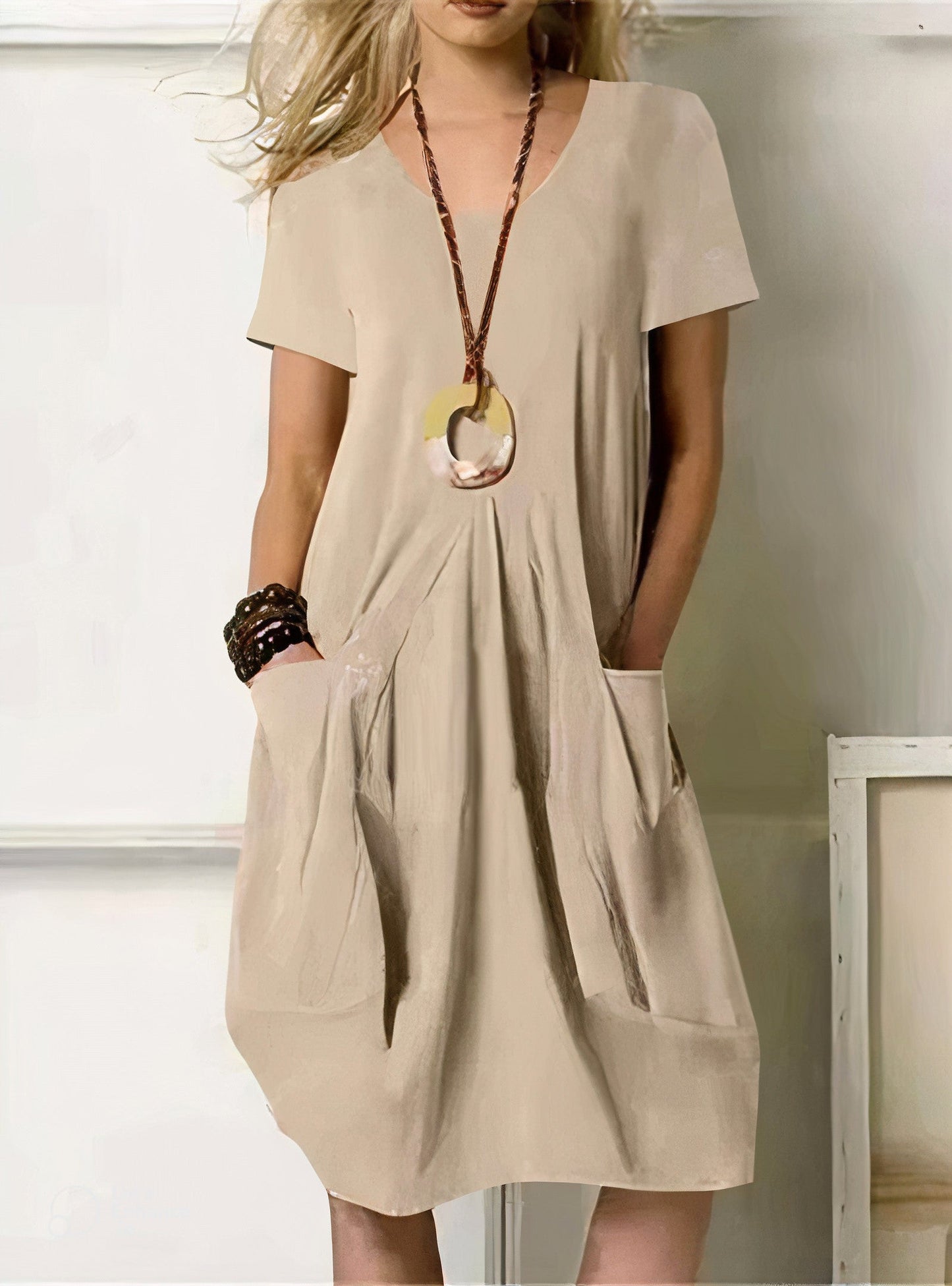 Women's Casual Pocket Dress