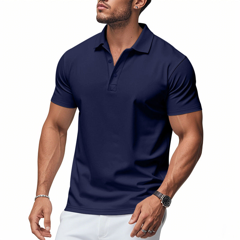 Men Golf Casual Business Short Sleeve T-shirt