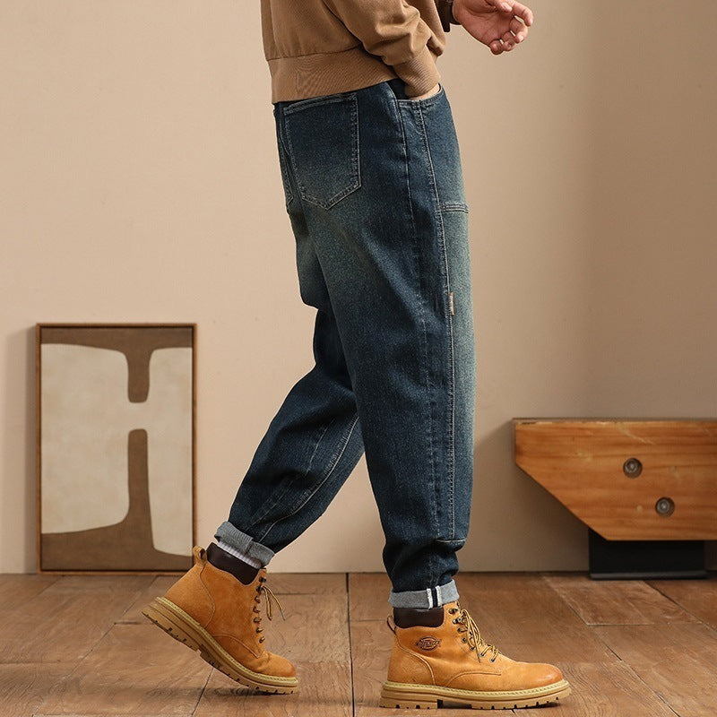 Men's Relaxed Fit Stretch Denim Jeans