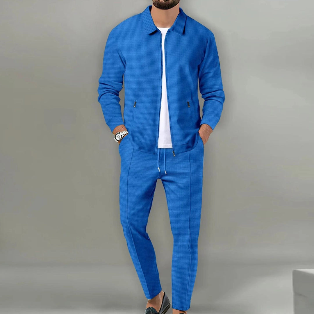 Men's 2-Piece Tracksuit Co-ord with Lightweight Zip Jacket and Joggers