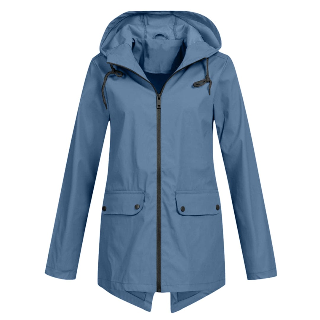 Women's Lightweight Waterproof Windbreaker Jacket with Hood