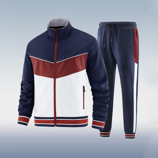 Men’s Premium Tracksuit Set – Athletic Slim Fit 2-Piece Outfit