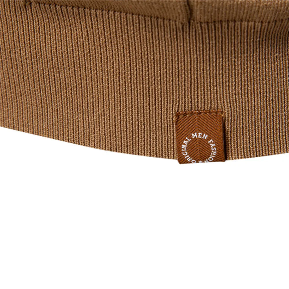 Men's Short-Sleeve Zip Polo Shirt with Contrast Trim and Slim Fit