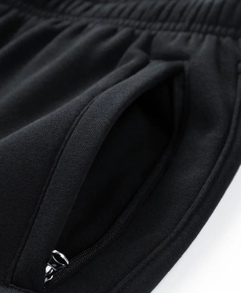 Men's Casual Two-Piece Set with Zipper Jacket and Jogger Pants