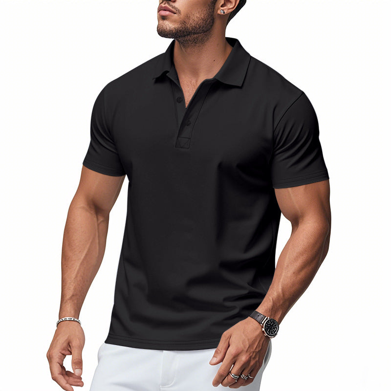 Men Golf Casual Business Short Sleeve T-shirt