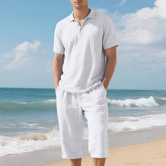 Men’s Summer Linen Beach Suit – Relaxed & Lightweight