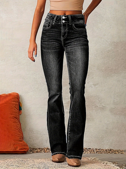 Women’s High-Waisted Flared Jeans