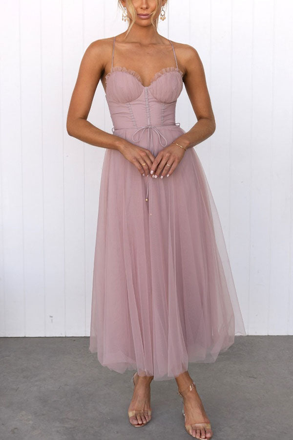 Women's Elegant Maxi Dress with V-Neck and Flowing Silhouette