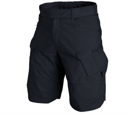 Men's Tactical Cargo Shorts with Multiple Pockets and Belt