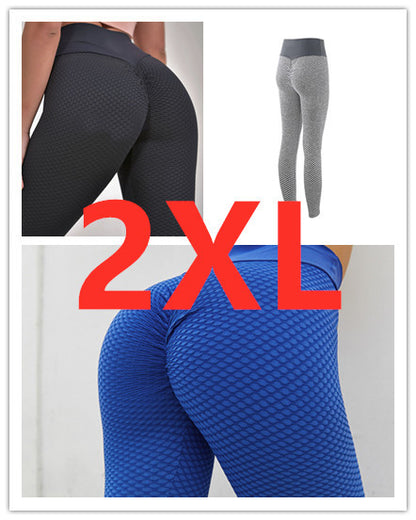 Women’s Seamless Plaid Yoga Leggings – High Waist Breathable Fitness Pants with Lycra Stretch