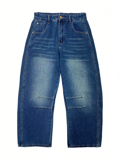 Women's Loose Fit Jeans with Comfort and Durability