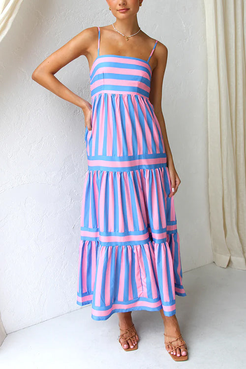 Chic Spaghetti Strap Maxi Dress for Women