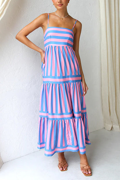 Chic Spaghetti Strap Maxi Dress for Women