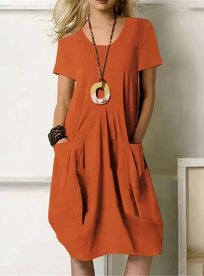 Women's Casual Pocket Dress