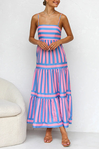 Chic Spaghetti Strap Maxi Dress for Women
