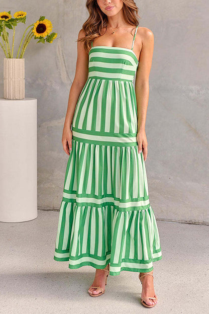 Chic Spaghetti Strap Maxi Dress for Women