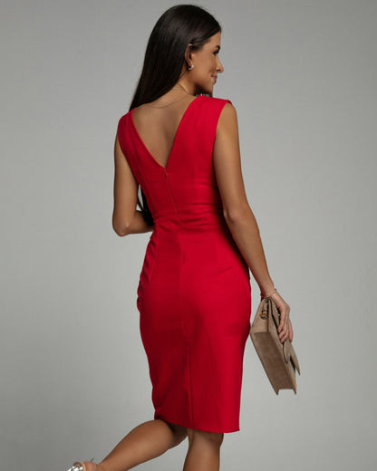 Women's Elegant Dress with Slit
