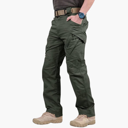 Men's Tactical Cargo Pants with Multi-Pocket Utility Design