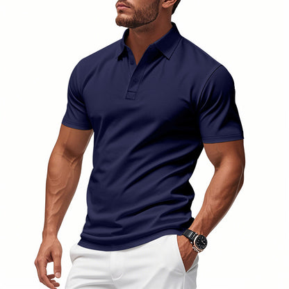 Men Golf Casual Business Short Sleeve T-shirt