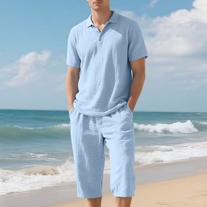 Men’s Summer Linen Beach Suit – Relaxed & Lightweight