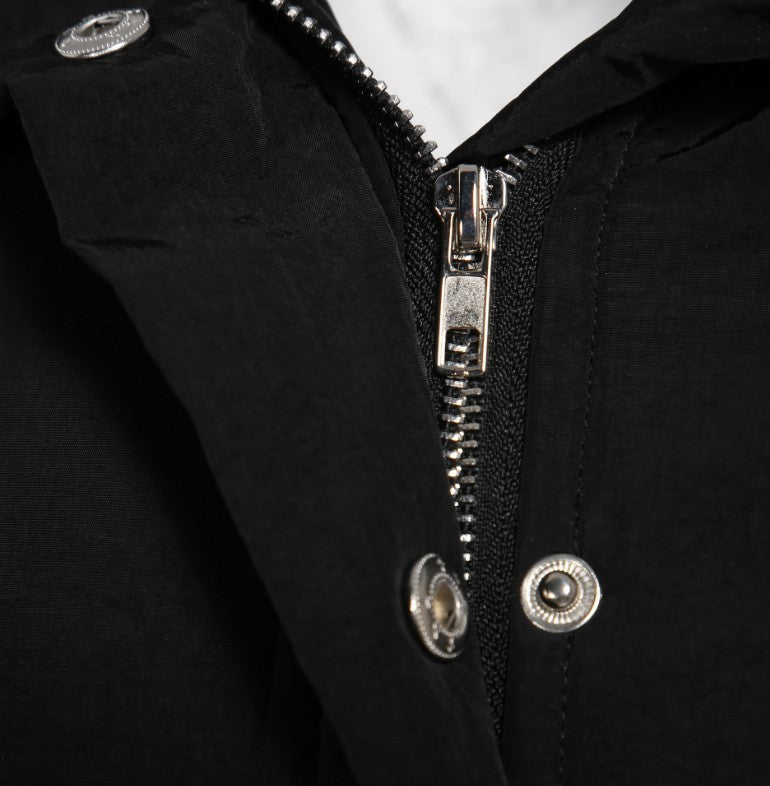 Women's Waterproof Rain Jacket with Hood and Extended Back Hem