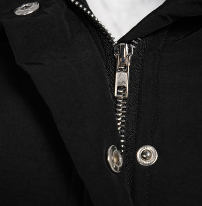 Women's Waterproof Rain Jacket with Hood and Extended Back Hem