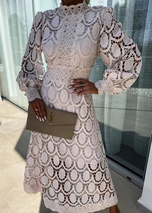 Women's Lace Detail Maxi Dress