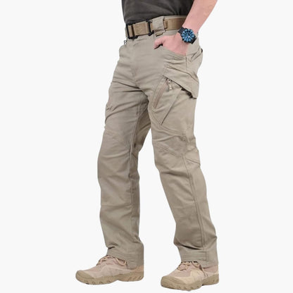 Men's Tactical Cargo Pants with Multi-Pocket Utility Design