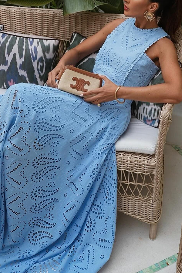 Women's Sleeveless Top and Wide-Leg Pants Set