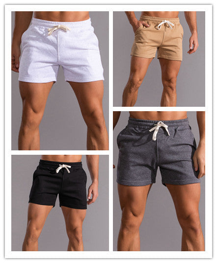 Men's Athletic Running Shorts with Drawstring Waist and Stretch Fit