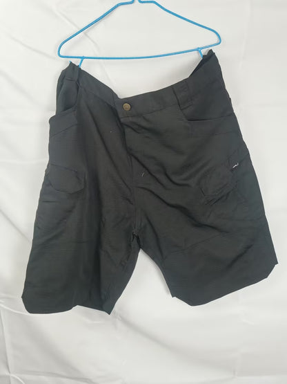 Men's Tactical Cargo Shorts with Multiple Pockets and Belt