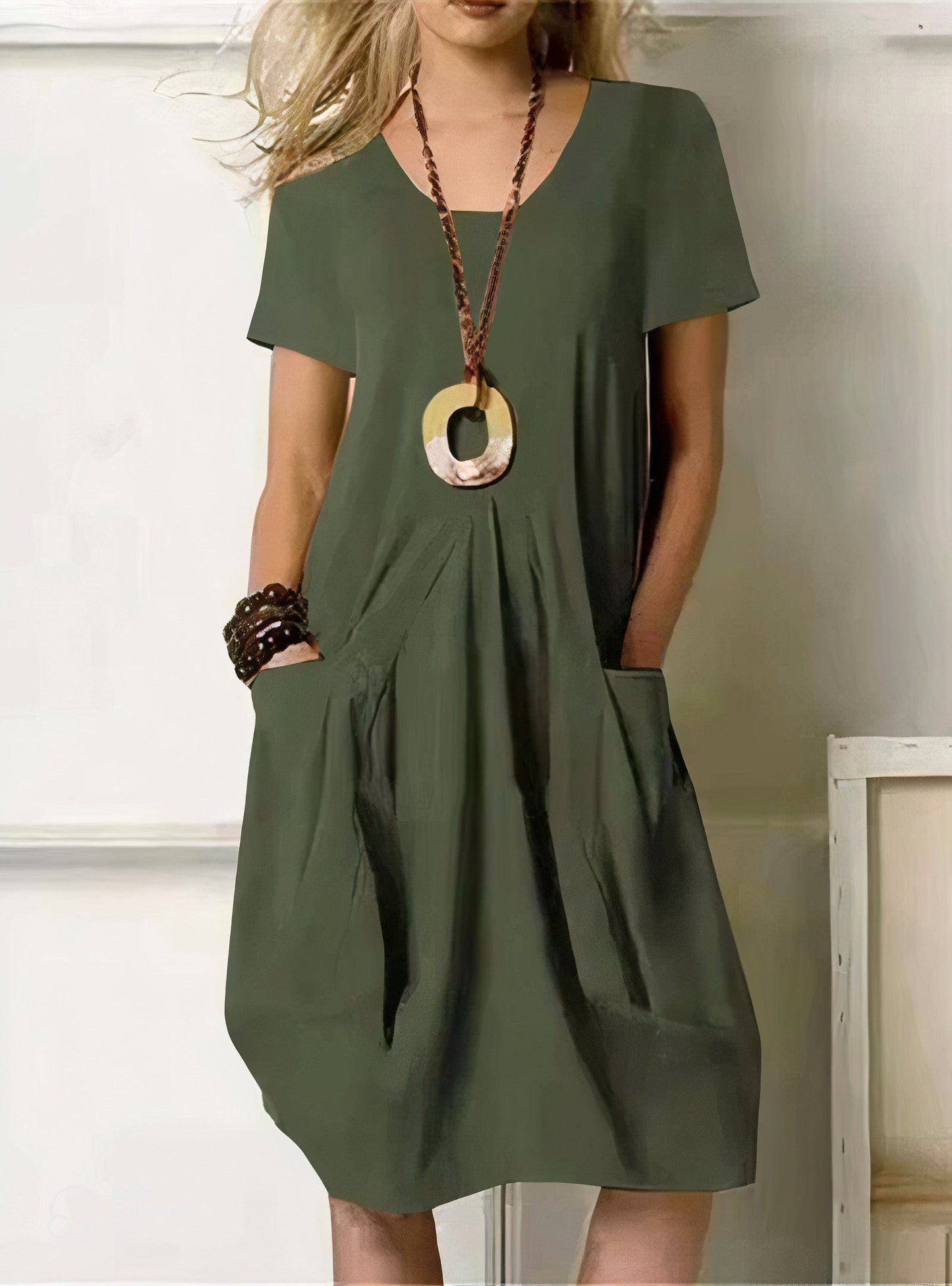 Women's Casual Pocket Dress