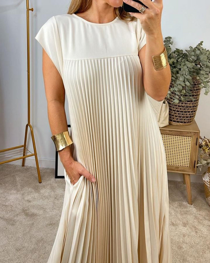 Elegant Short Sleeve Maxi Dress for Women