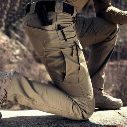 Men's Tactical Cargo Pants with Multi-Pocket Utility Design