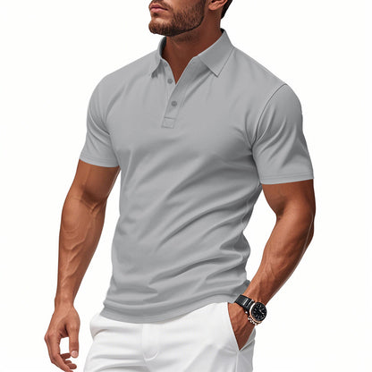 Men Golf Casual Business Short Sleeve T-shirt
