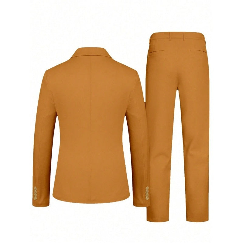 The Essential Autumn Suit: Men's Crewneck Knitwear Set