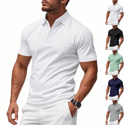 Men Golf Casual Business Short Sleeve T-shirt