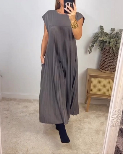 Elegant Short Sleeve Maxi Dress for Women