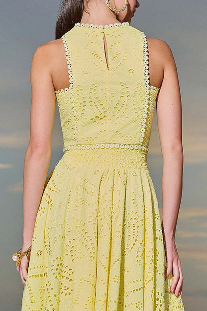 Women's Sleeveless Top and Wide-Leg Pants Set