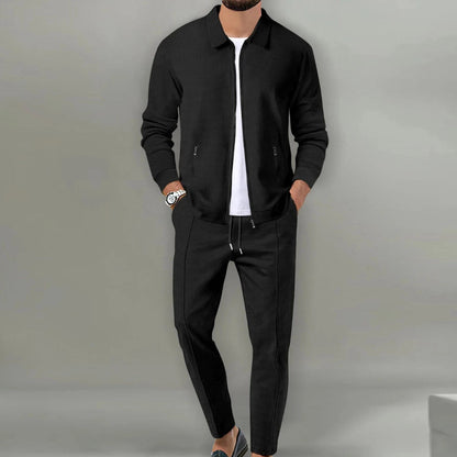Men's 2-Piece Tracksuit Co-ord with Lightweight Zip Jacket and Joggers