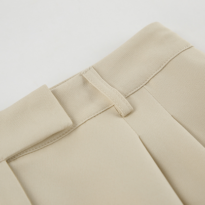 Women’s Wide Leg Suit Trousers High Waisted Casual Pants