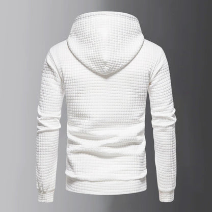 Men's Loungewear Tracksuit with Hoodie and Textured Design