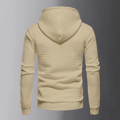 Men's Loungewear Tracksuit with Hoodie and Textured Design