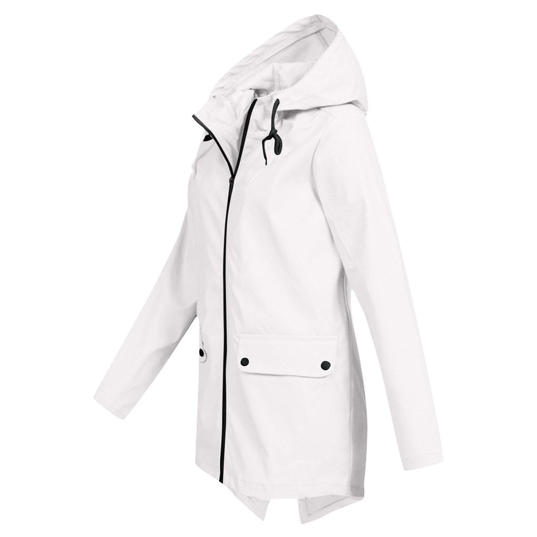 Women's Lightweight Waterproof Windbreaker Jacket with Hood