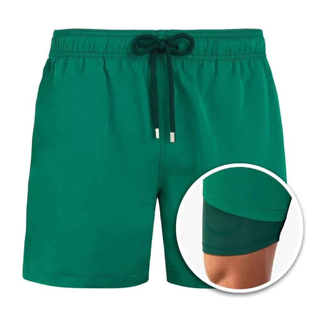 Men's Casual Shorts with Supportive Inner Lining and Drawstring