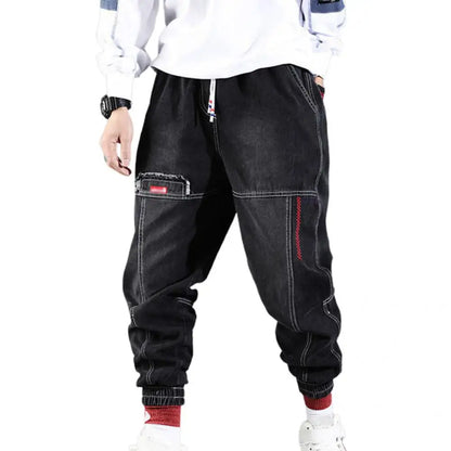 Men's Hip Hop Cargo Pants with Multiple Pockets