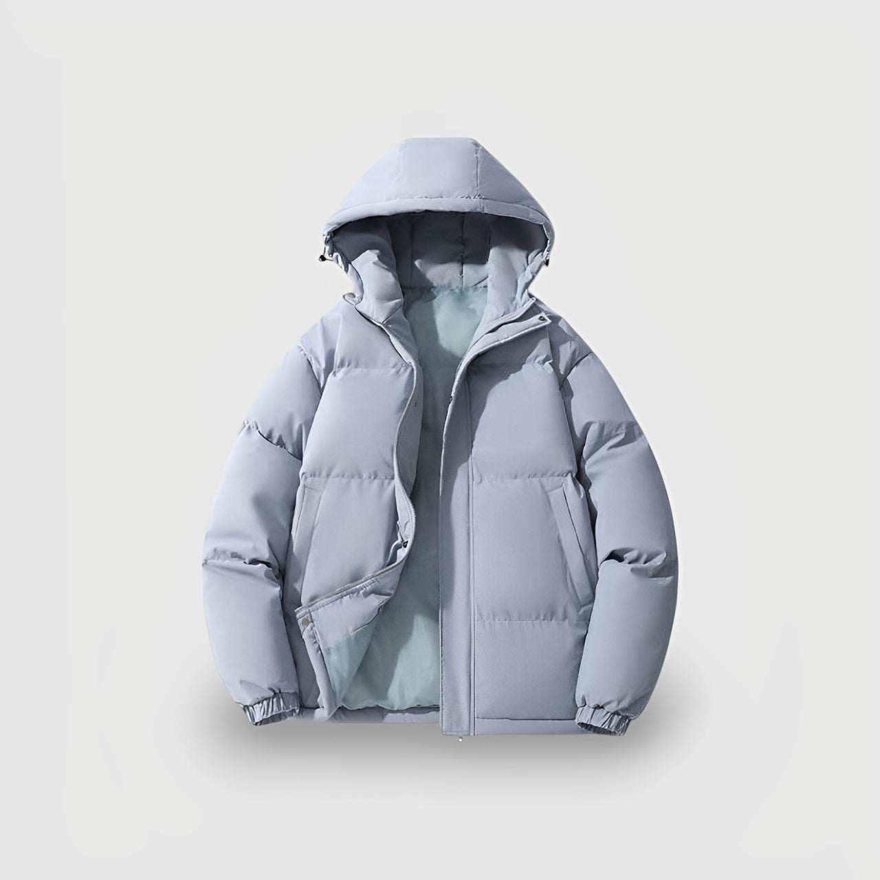 Women's Hooded Puffer Jacket Parka with Quilted Insulation