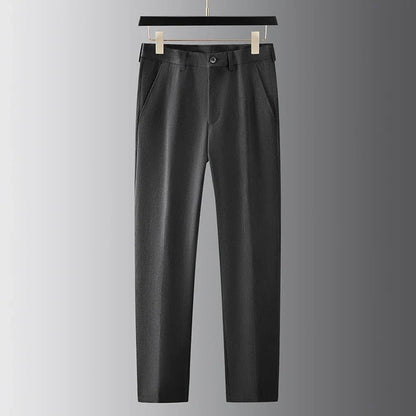 Men's Slim-Fit Two-Piece Suit Set with Blazer and Tailored Trousers