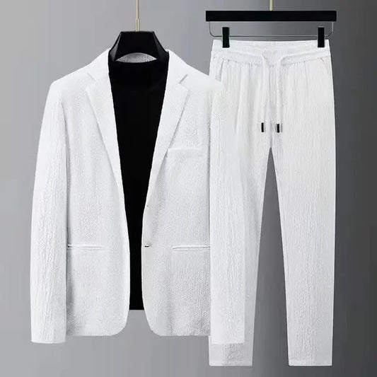 Men's Sophisticated Blazer and Pants Set